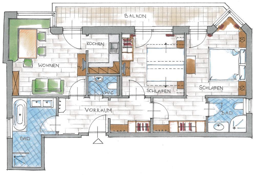 Appartements Alpenkristall Zell am Ziller Quarto foto